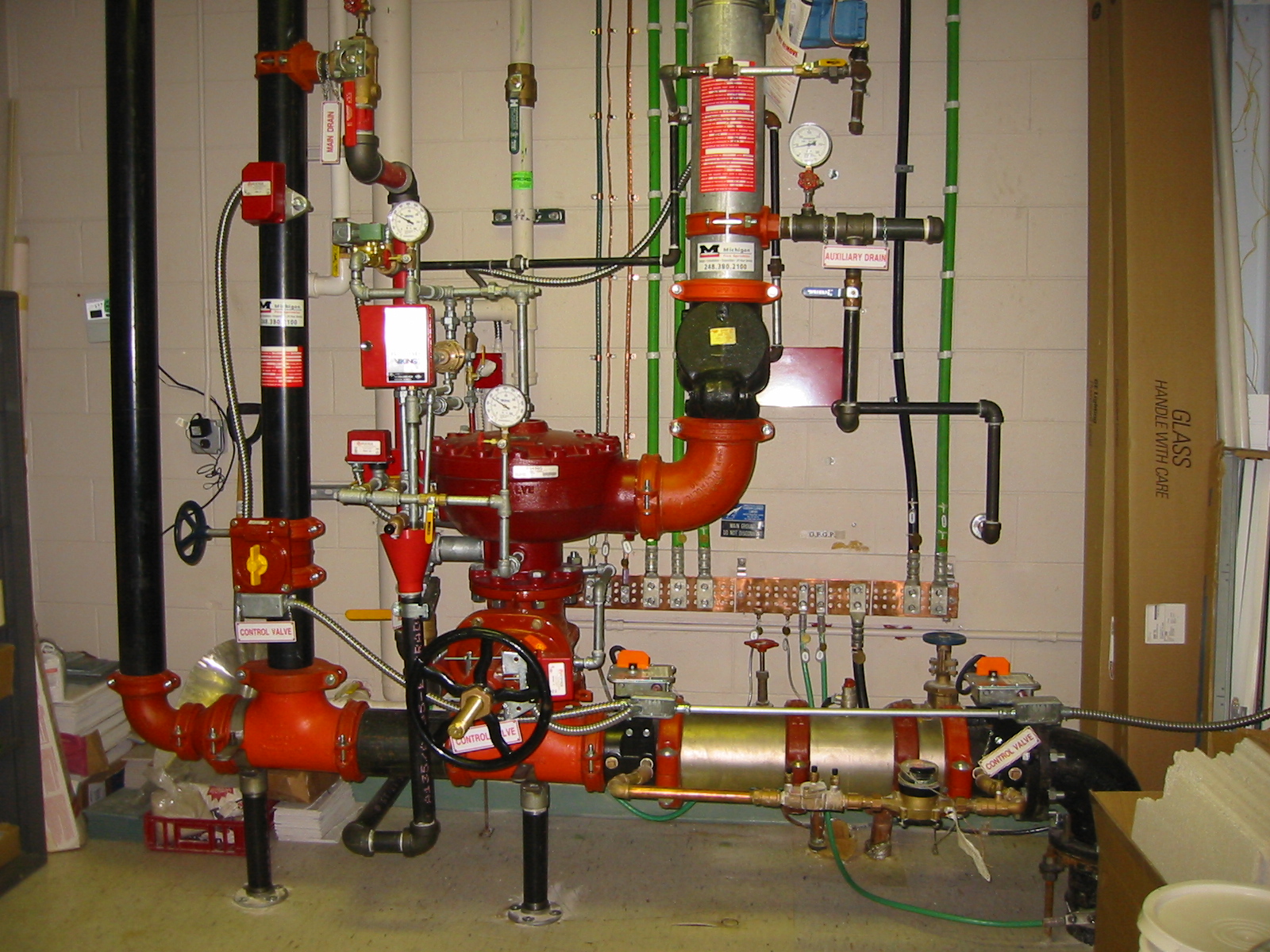 antifreeze sprinkler system  Design, installation and maintenance